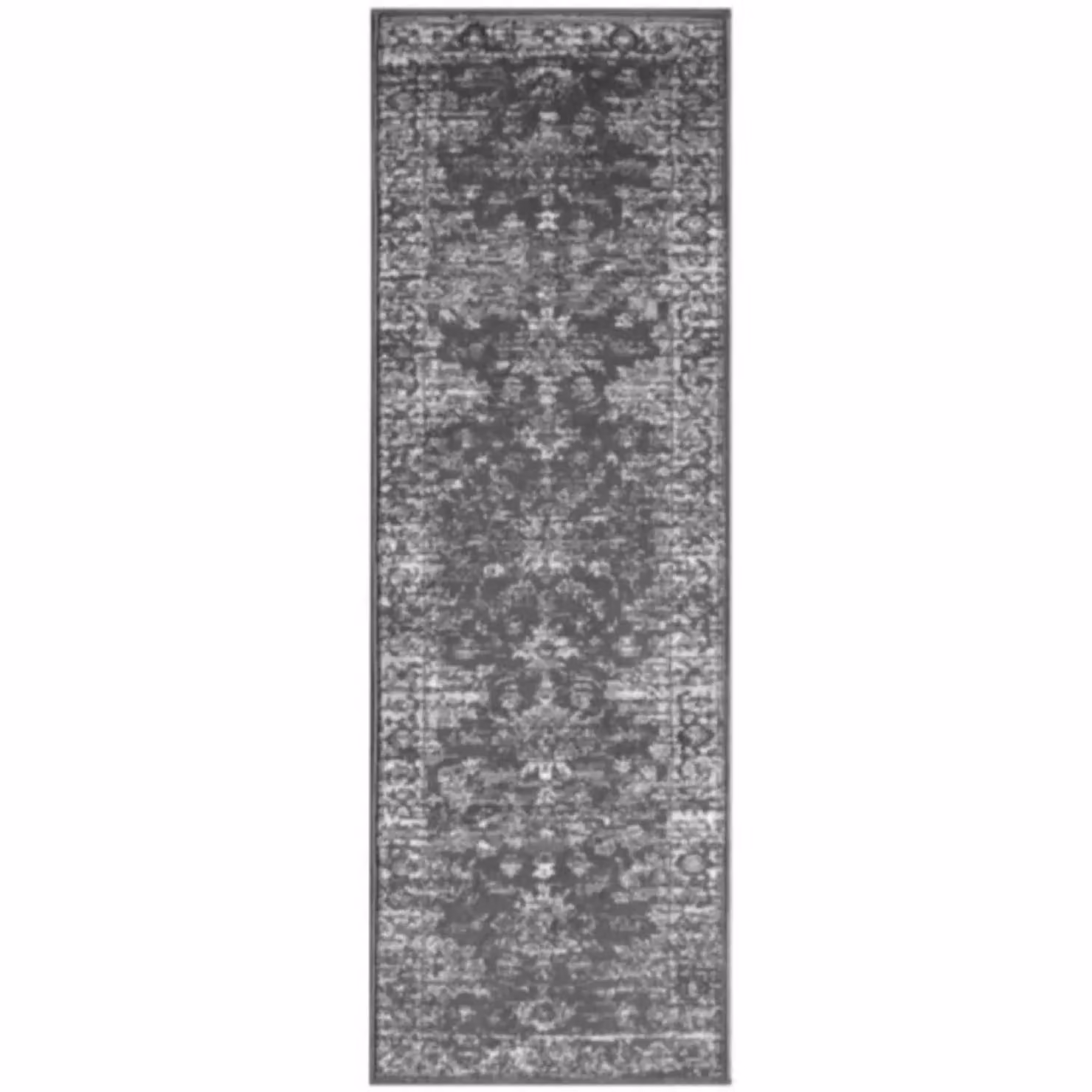 THE RUGS Maestro Collection Vintage Design Rug in Charcoal Grey, W: 80 cm, L: 150 cm – 3