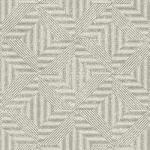 Grandeco Danillo Green Geometric Abstract Pattern Pre-pasted Vinyl Wallpaper