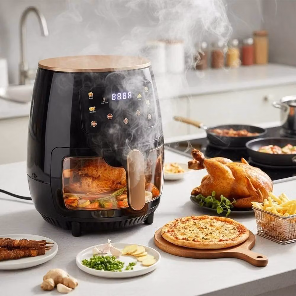 PAWNORA 6L Auto Air Fryer with Viewing Window in Black – 5