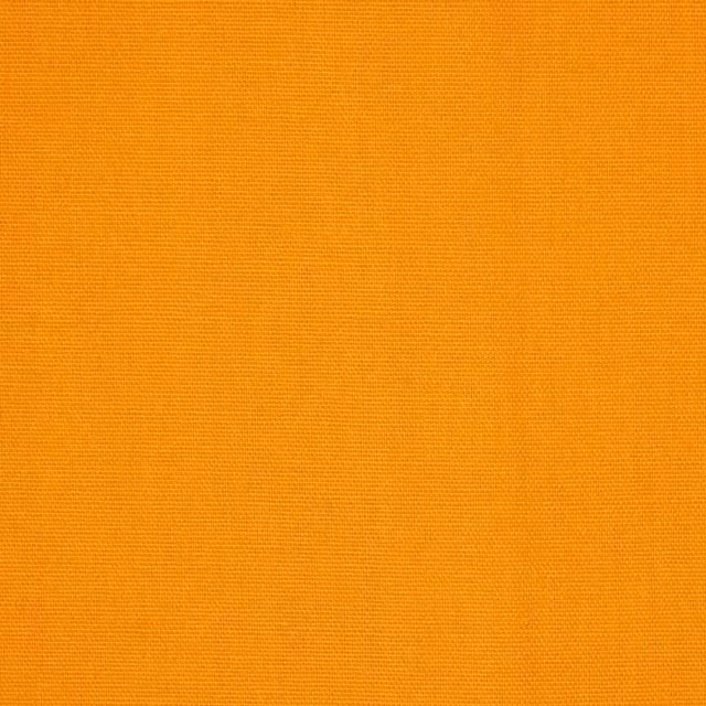 Homescapes Orange Pure Cotton Plain Fabric, Width: 150 cm