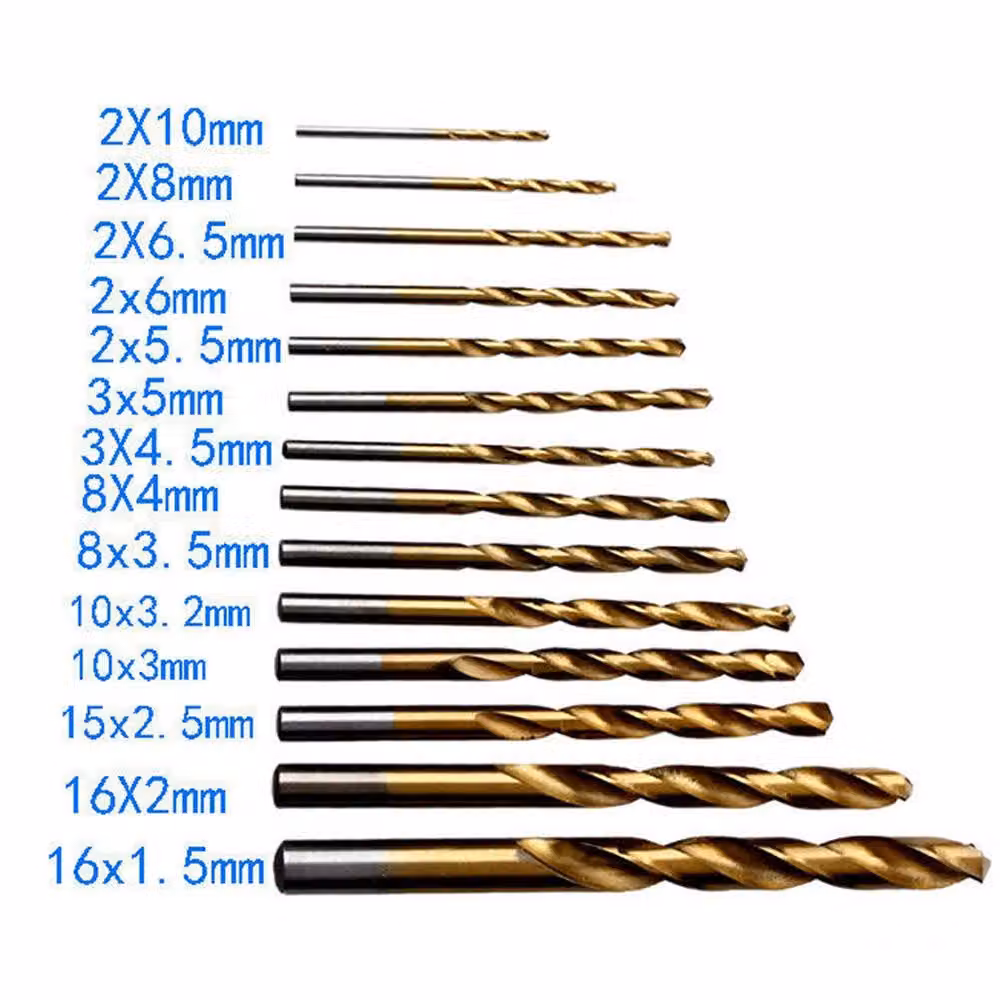 Ventryn 99 Piece HSS Twist Drill Bit Set with Red and Gold Metal Storage Case – 2