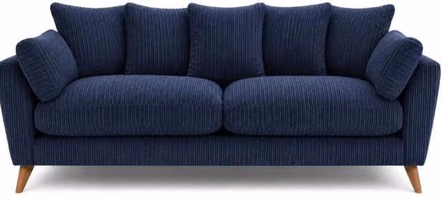 Bliss Furniture Harlow Jumbo Cord 2 Seater Sofa in Blue