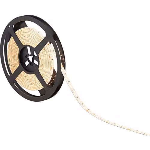 Loops 48W Flexible LED Strip Light 5m Reel - 4000K Cool White - 120 LEDs Per Metre - IP65 Rated - Self-Adhesive