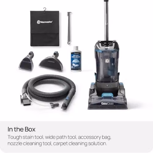 Vacmaster EasyClean UCM Corded Upright Carpet Cleaner in Blue – 5