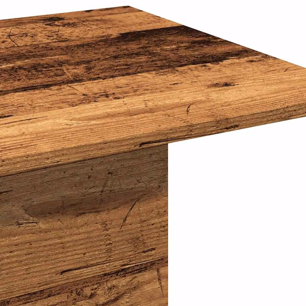 Berkfield Home Durable Rustic Coffee Table in Brown, W/D/H: 102 x 55.5 x 40 cm – 4