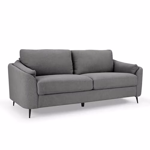 Home Detail Jack 3-Seater Sofa in Grey Boucle Fabric with Sleeping Function and Removable Covers – 2