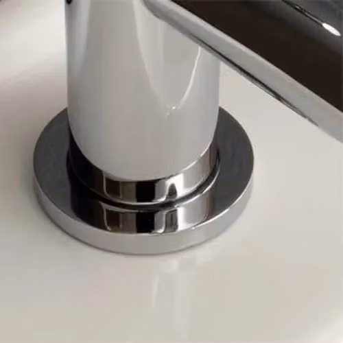 Nes Home Chrome Twin Hot and Cold Bath Taps in Silver – 4