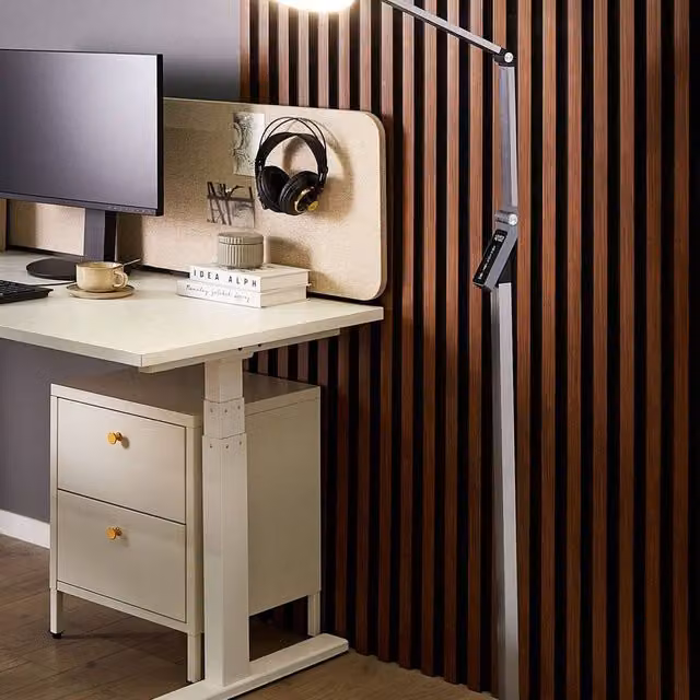 Wyld and Coco LED Floor Lamp in Grey, Dimmable and Adjustable Colour Temperature, Height: 170 cm – 1