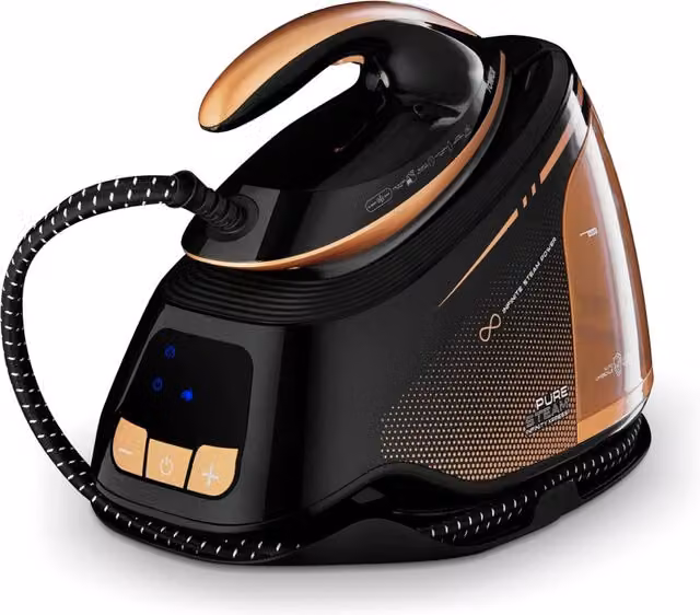 Tower Xpress Steam Generator in Black and Gold