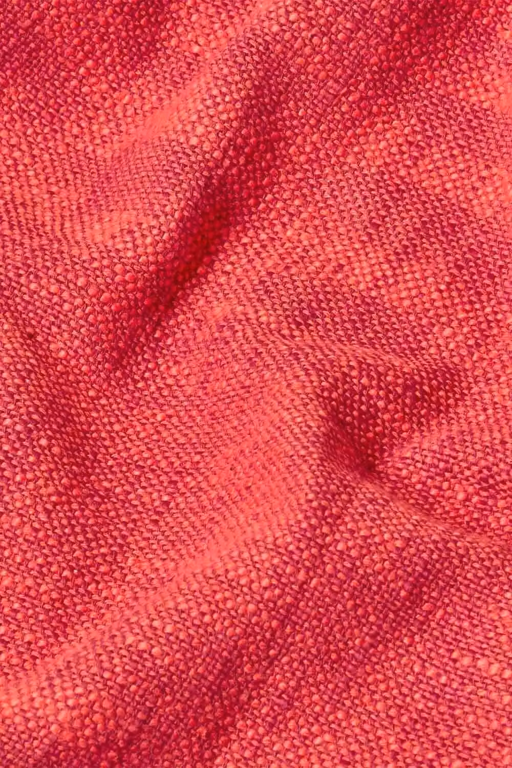 Homescapes Nirvana Woven Slub Cotton Throw with Fringes in Orange, W: 150 cm, D: 200 cm – 3