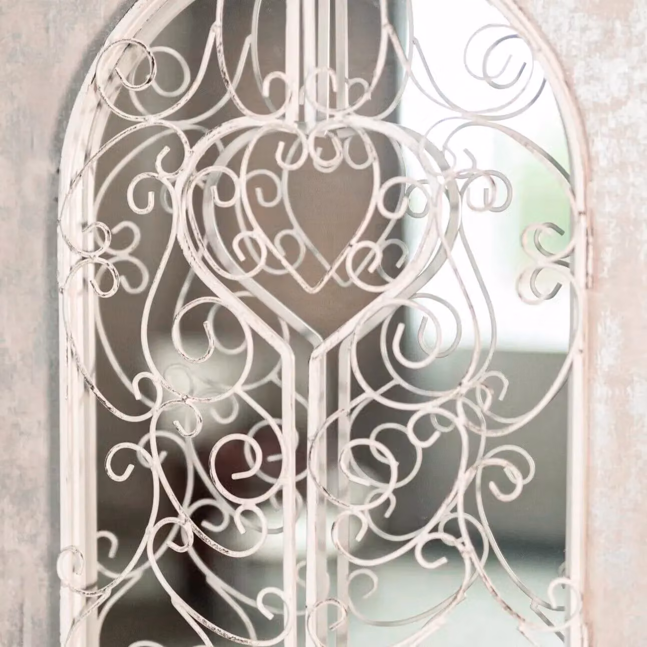 Marco Paul Large White Arch Outdoor Full Length Mirror – 5