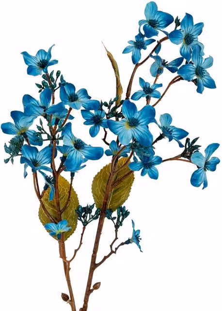 Hill Interiors Vernicia Fordii Artificial Flower Spray in Blue – 1