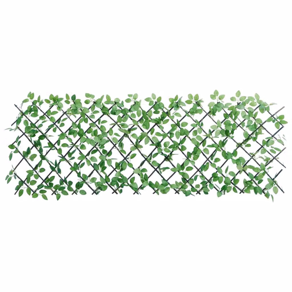 Berkfield Home Expandable Artificial Ivy Trellis Hedge in Green, W: 180 cm, H: 65 cm – 2