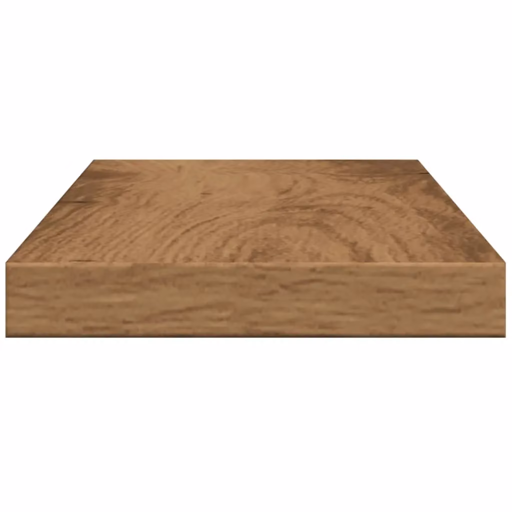 Berkfield Home Artisan Oak Wall Shelves, 4 Piece Set in Brown, W/D/H: 40 x 10 x 1.5 cm – 3