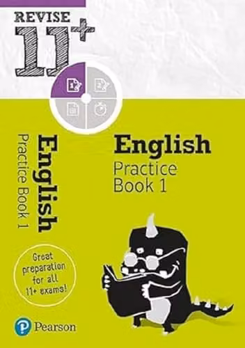 Pearson REVISE 11+ English Practice Book 1 for 2027 and 2028 exams, Ages 8-10+ Years