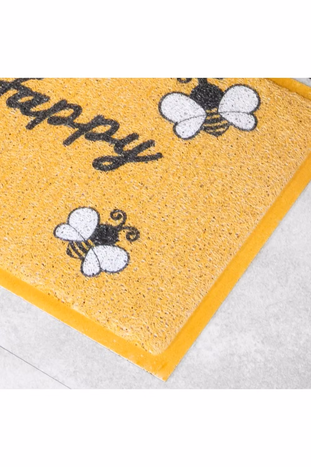 Artsy Mats Bee Happy Yellow Doormat, W: 70 cm, D: 40 cm – 2