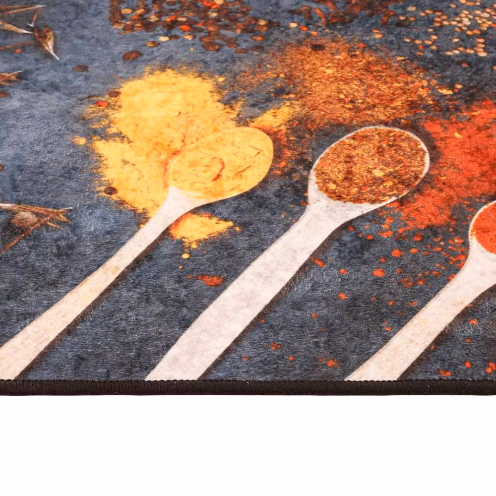 Berkfield Home Multicolour Kitchen Rug, Washable and Anti-Slip, W: 60 cm, L: 180 cm – 3