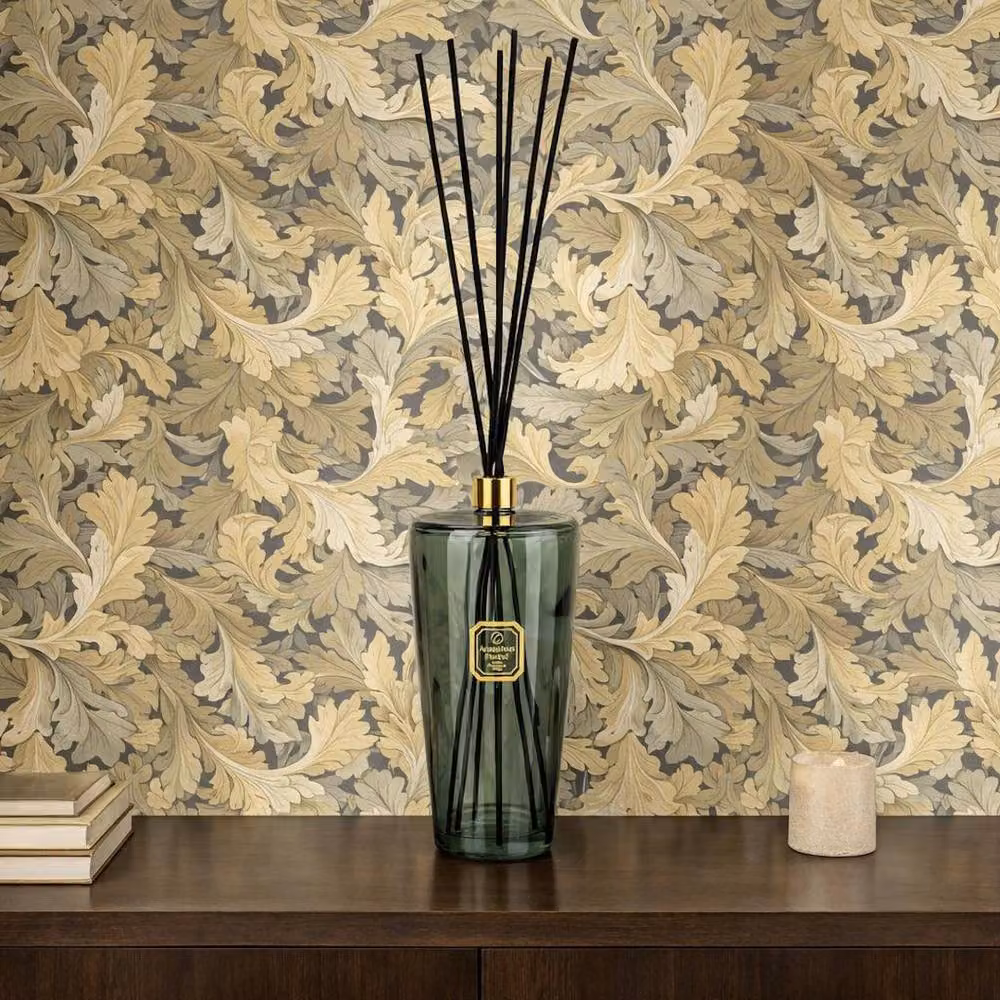Candlelight Acanthus Forest Scent Reed Diffuser, 1000ml, Green, Black and Gold – 2