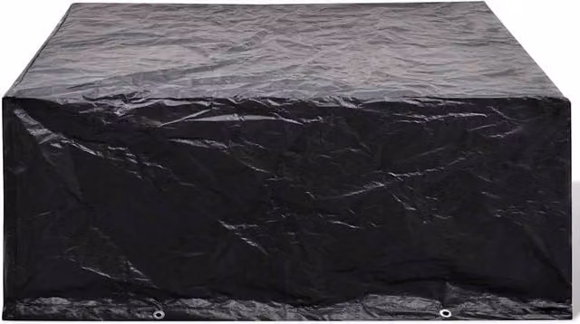 Berkfield Home Water-Repellent Garden Bench Cover in Black, W/D/H: 260 x 260 x 90 cm – 1