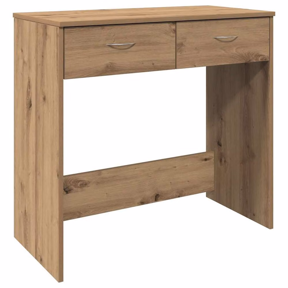 Berkfield Home Elegant Artisan Oak Writing Desk in Brown, W/D/H: 80 x 40 x 75 cm – 2