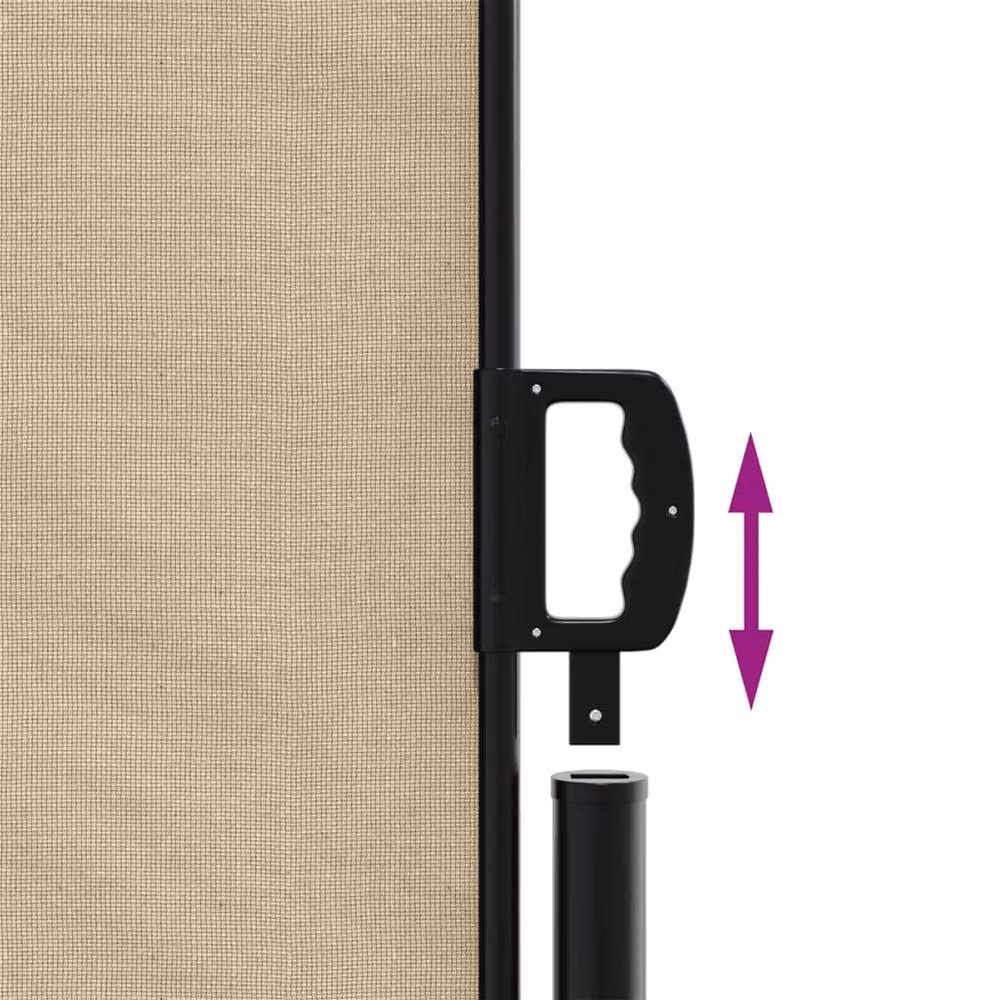 Berkfield Home Retractable Wall-Mounted Side Awning in Beige, W/H: 300 x 200 cm – 3