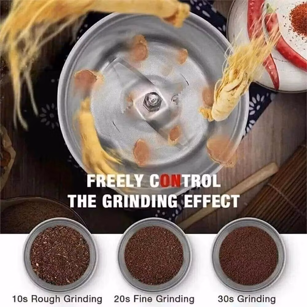 Nordara Kitchen High Speed Electric Grain Grinder and Cereal Mill in Black – 2