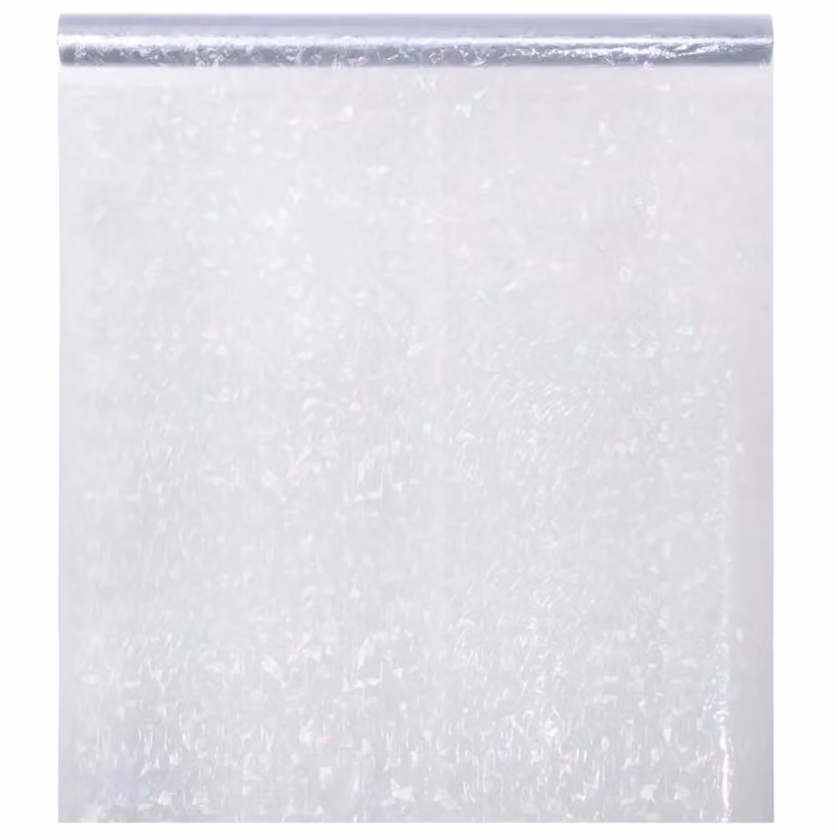 Berkfield Home Frosted 3D Rainbow Pattern Window Film, Black, W: 90 cm, H: 2000 cm