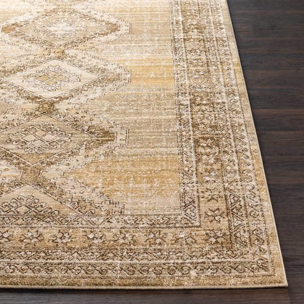 Livabliss Fifth Avenue Vintage Traditional Fringe Living Room Rug in Brown, Grey and Beige, W/D/H: 200 x 275 cm – 4