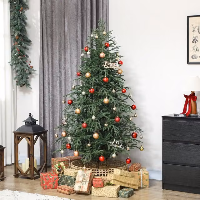 HOMCOM Green Full Spruce Christmas Tree, Height: 152.4 cm