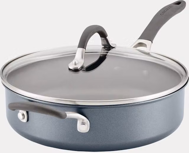 Circulon Grey Aluminium Non-Stick Sauté Pan, 28 cm