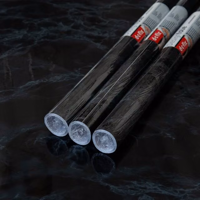 dc fix Marble Self Adhesive Vinyl Wrap Film, Black, W: 67.5 cm, L: 2 m