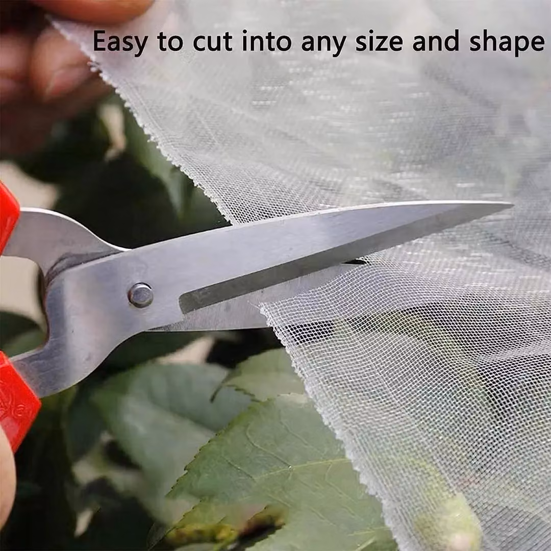 SPETLEK White Plastic Garden Netting for Vegetable Crops and Insect Protection, 10m – 4