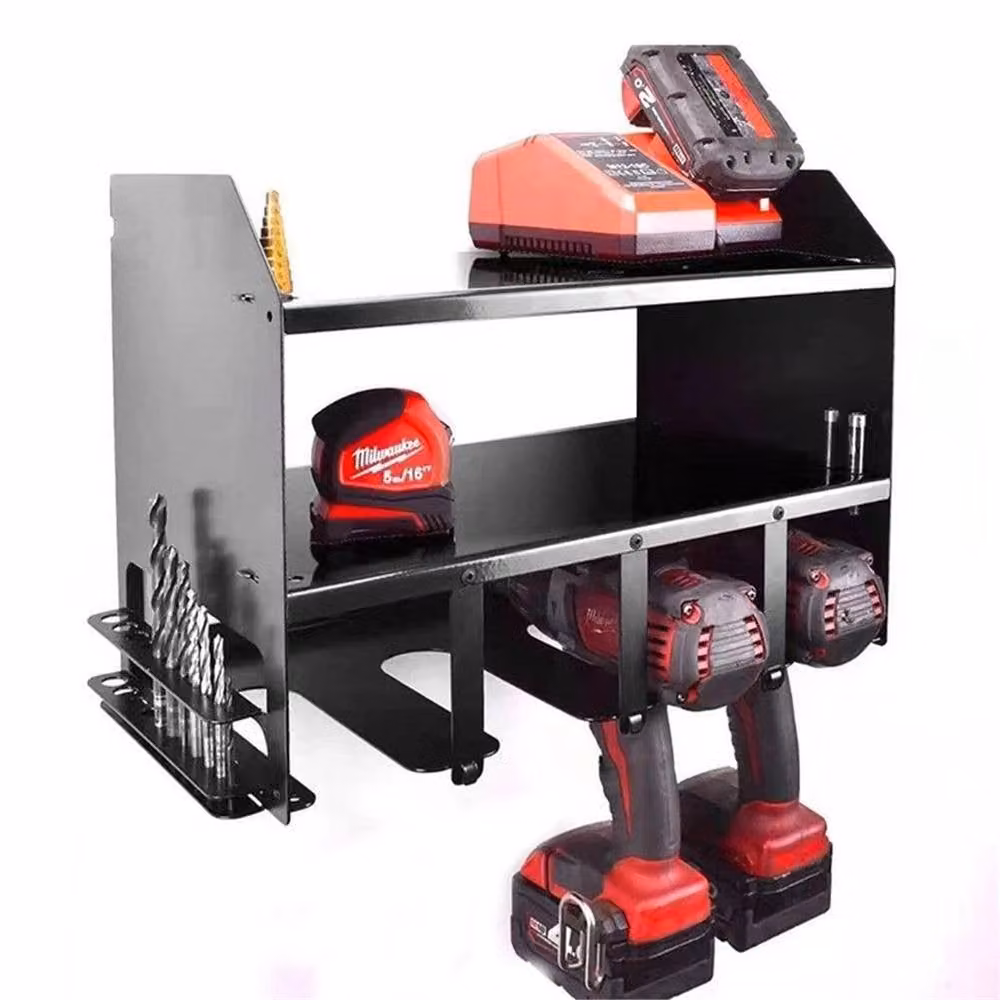Nordara Heavy Duty Power Tool Organizer and Drill Wall Holder, Black, W: 1000 cm, H: 52 cm, D: 30.5 cm – 5