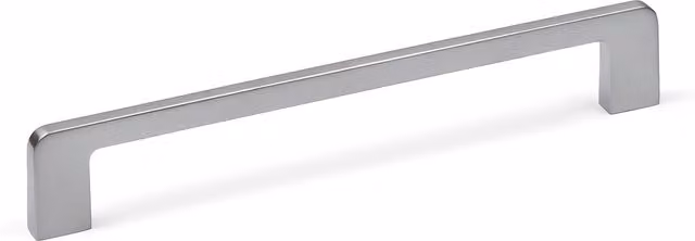 Handle & Home Brushed Grey Square Bar Cabinet Handle Pull