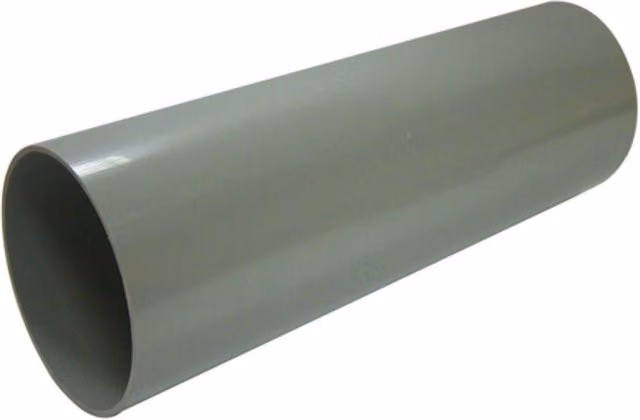 FloPlast Grey Solvent Weld Plastic Soil Pipe 110mm x 3m