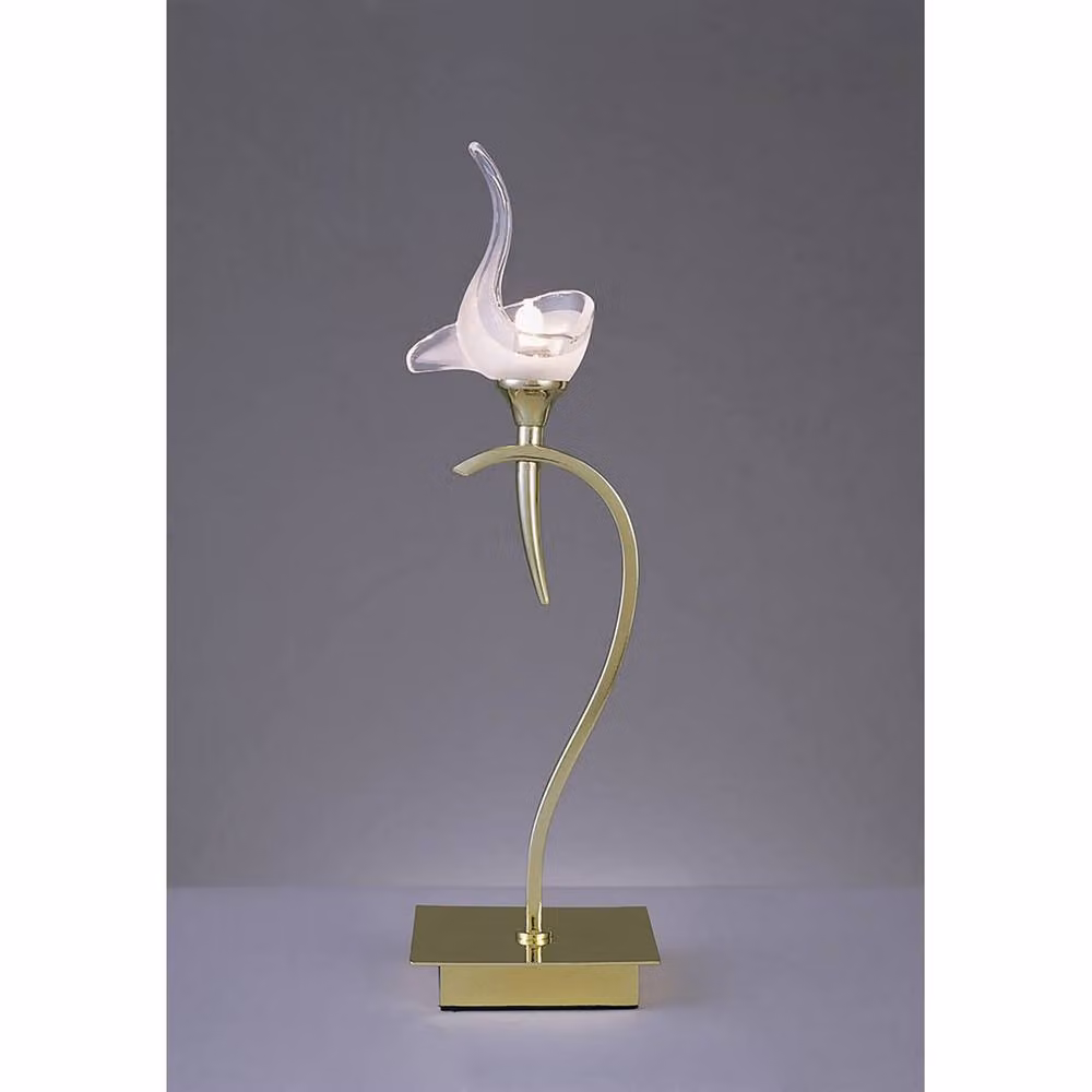 Netlighting Viena Table Lamp with G9 Bulb in Polished Brass and Gold – 2