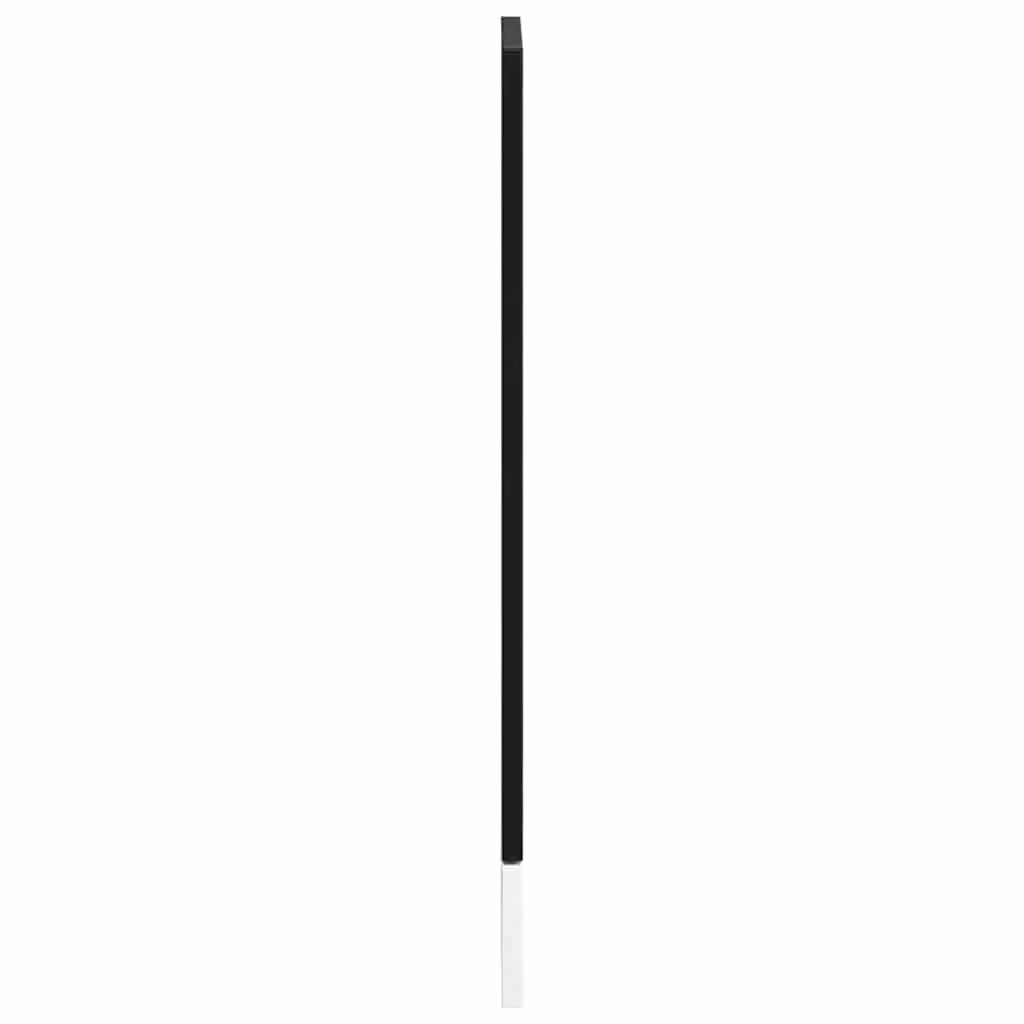 Berkfield Home Porto Black Dishwasher Panel in Engineered Wood, W: 45 cm x H: 67 cm – 3