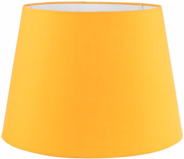 ValueLights Aspen XL Yellow Fabric Floor Lamp Shade, Cone Shape