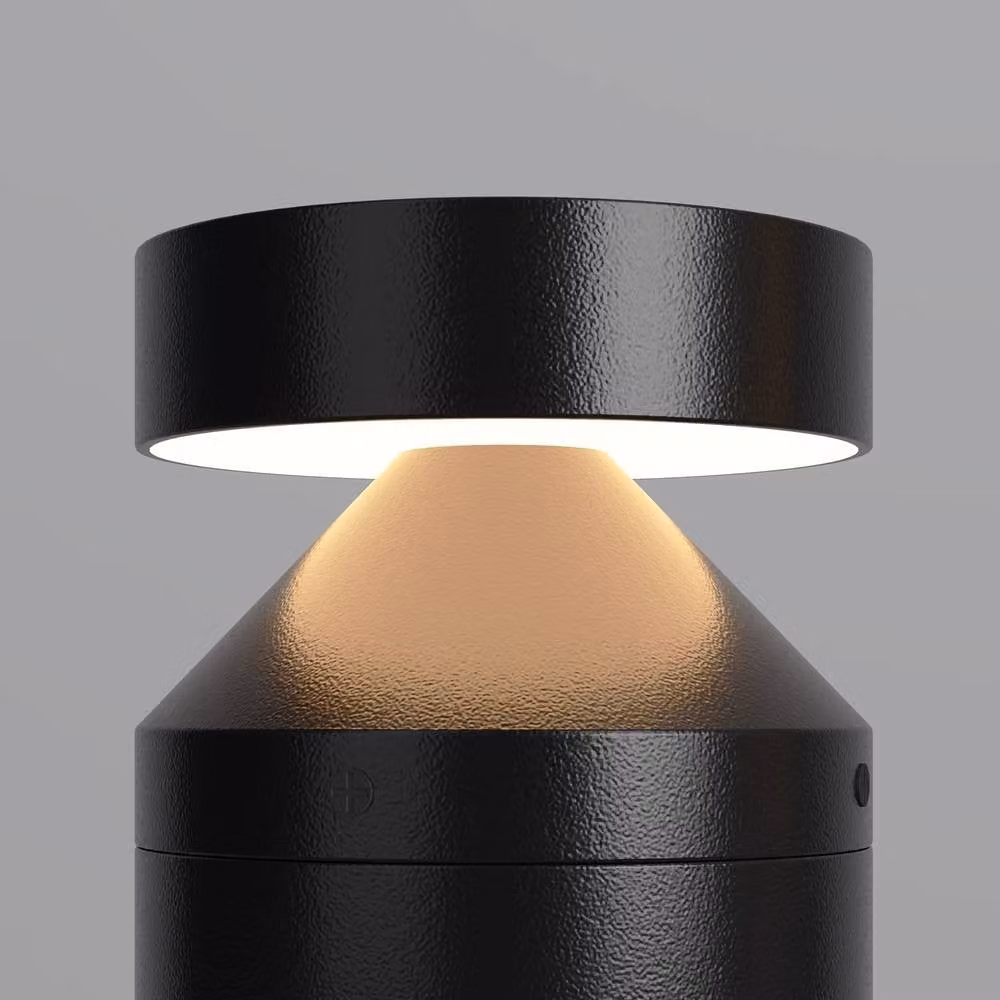Netlighting Olten Outdoor Pedestal Light in Grey, 300lm, 3000K Warm White, IP65 – 2