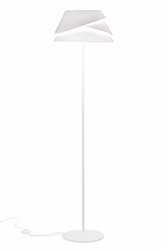 Netlighting Alboran White Floor Lamp in Aluminium and Metal, H 160 cm