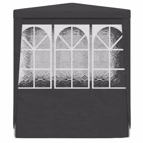 vidaXL Professional Party Tent Side Walls in Anthracite, W/H: 2.5 x 2.5 m – 4