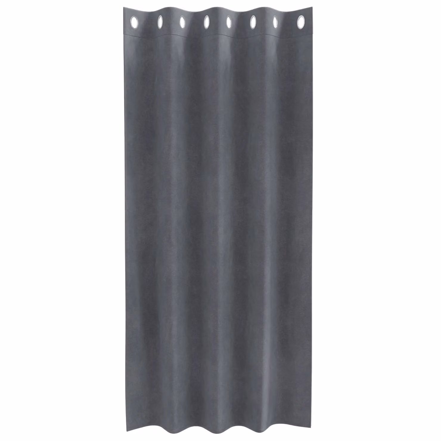 Berkfield Home Blackout Velvet Curtains with Eyelets, 2 Pack, Super Light Grey, W: 140 cm, H: 175 cm – 3