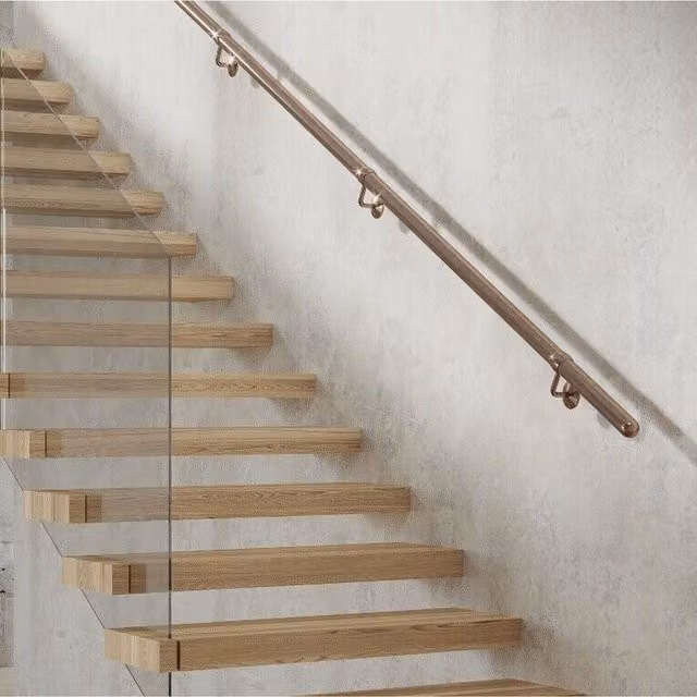 Rothley Baroque Antique Copper Wall Mounted Stair Hand Rail Kit, 3.6m