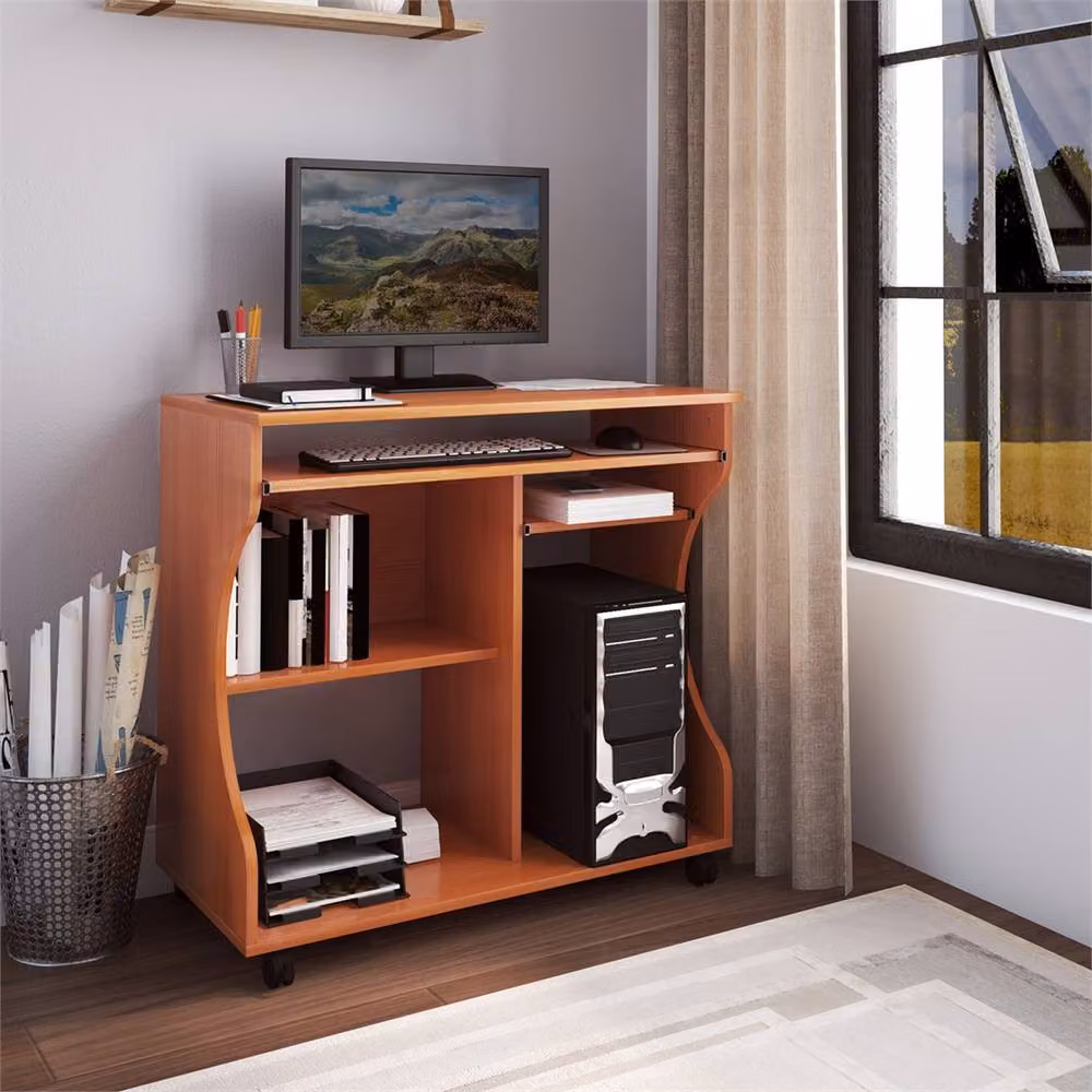 Nordara Brown Computer Desk W/D/H: 100 x 60 x 76 cm – 6