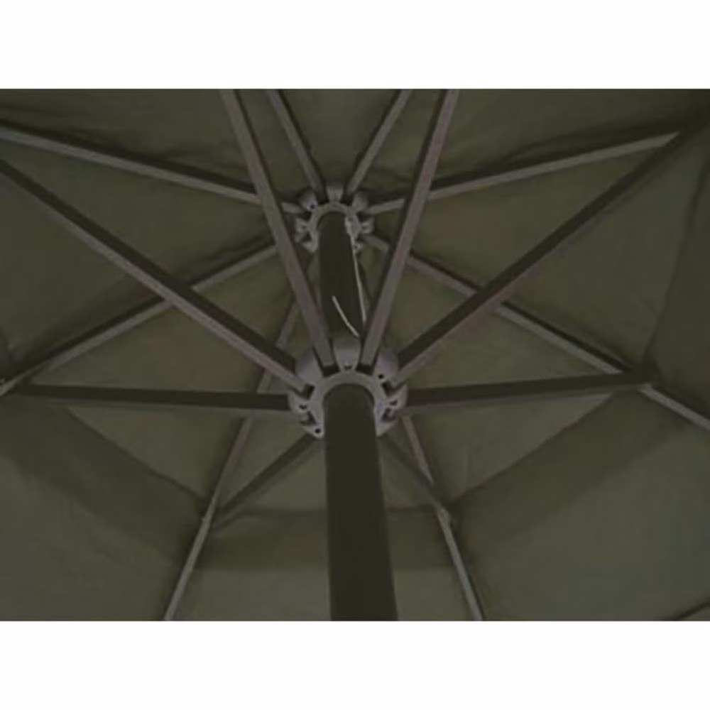 Berkfield Home Green Aluminium Umbrella with Portable Freestanding Base – 3