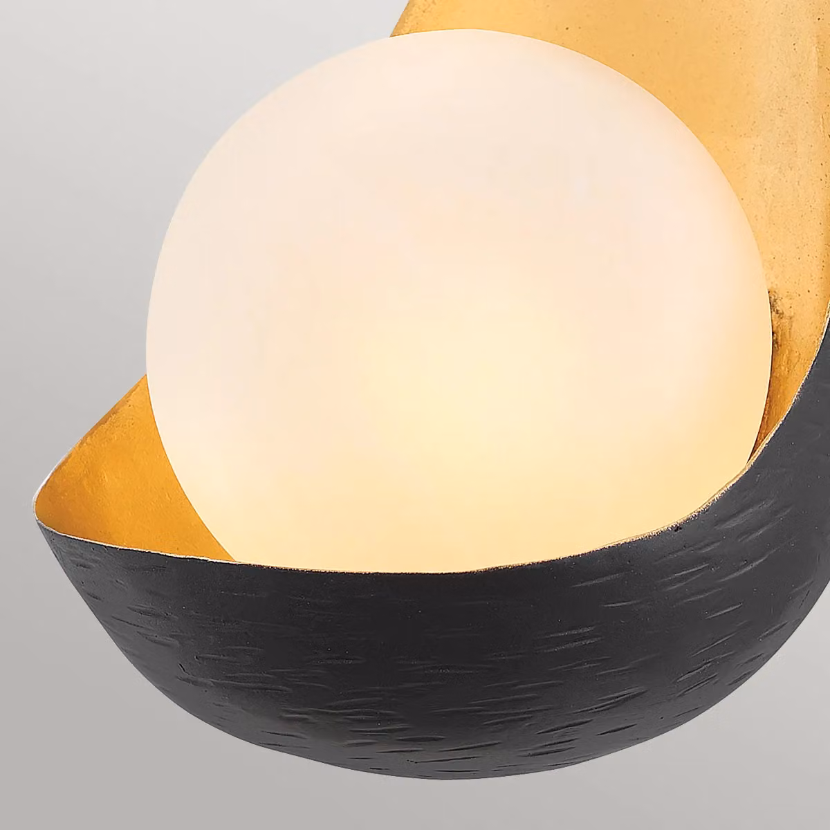 Hinkley Ren Lisa McDennon Netlighting 1 Light Wall Light in Black and Gold – 2
