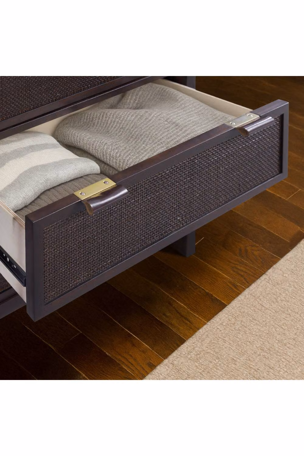 Teamson Home Hatteras Mid-Century Bedroom Dresser in Brown, W: 76 cm, H: 106 cm, D: 37.3 cm – 4