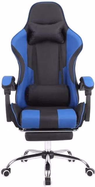 KORVIXA Ergonomic Blue Gaming Chair for Home Office and Adults