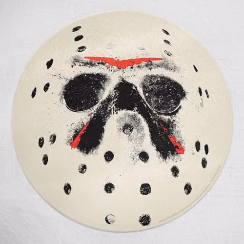 Zavvi Friday the 13th Jason Voorhees Round Chopping Board, Multicolour, Diameter: 30 cm