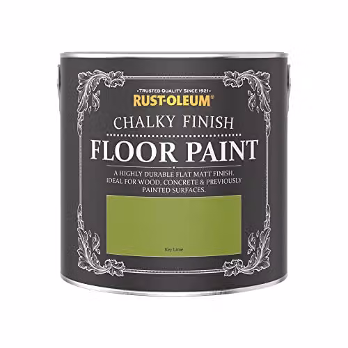 Rust-Oleum Scratch-Proof Water-Based Floor Paint in Matt Finish, Green, 2.5 l – 3